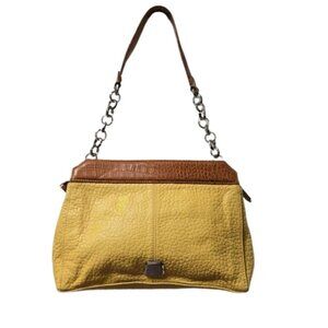 Henri Bendel Snake Yellow Multi E-Z Girl Shoulder Bag